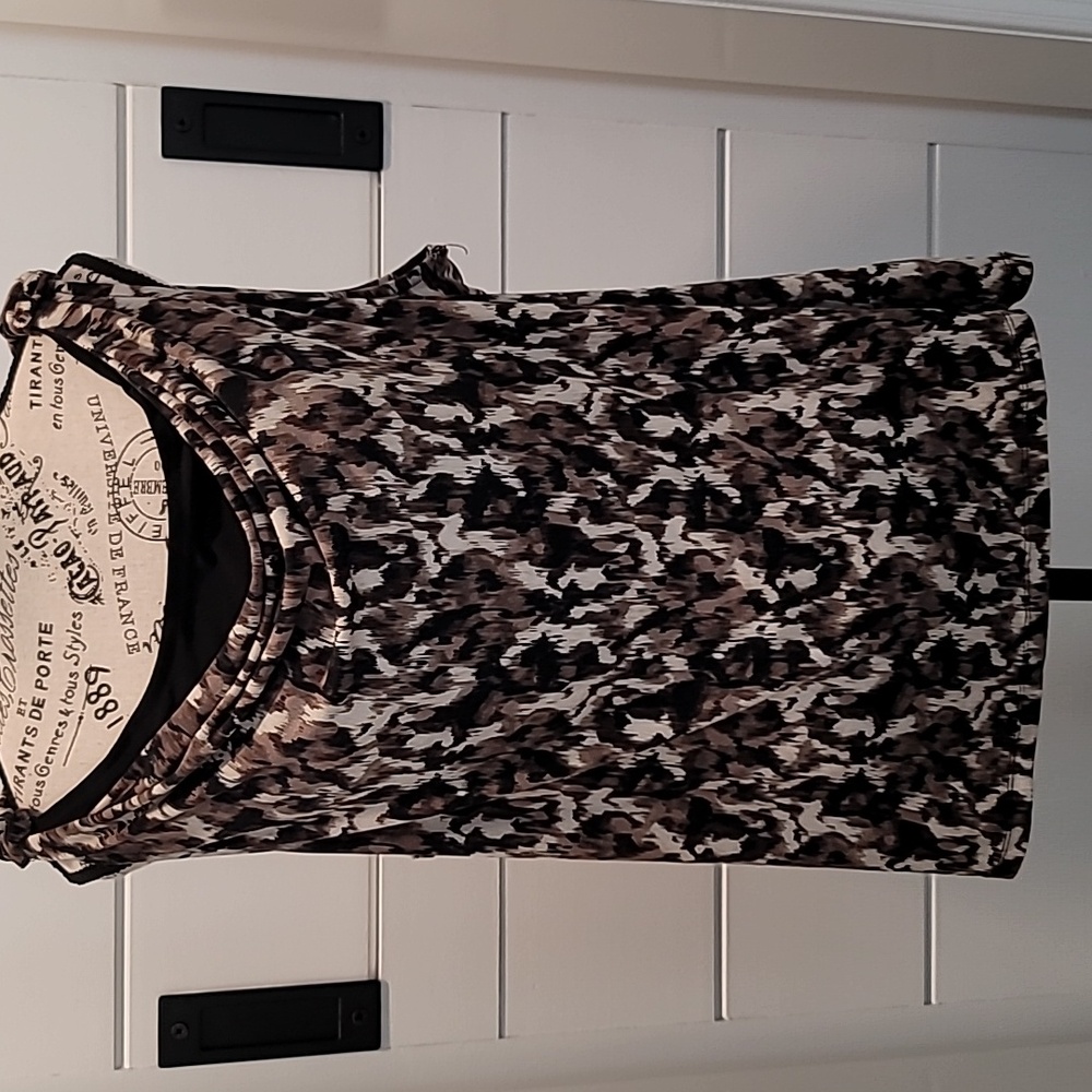212 Collections Sleeveless Animal Print